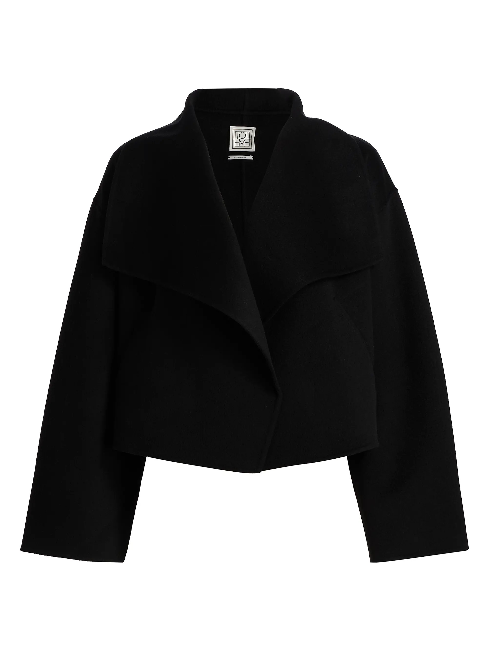 Toteme Signature Wool Double-Face Jacket | Saks Fifth Avenue | Saks Fifth Avenue