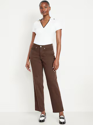 Curvy High-Waisted OG Loose Jeans | Old Navy (US)