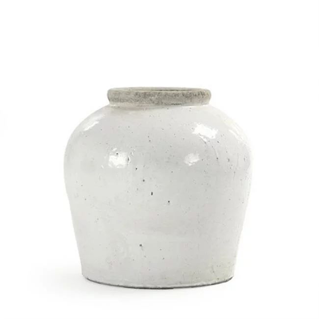 Zentique 4869L A25A Ceramic Jar, White | Walmart (US)