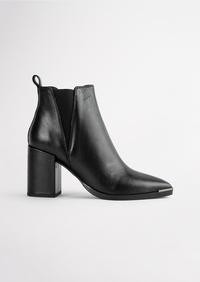 Bello Black Jetta Polish 8.5cm Ankle Boots | Tony Bianco (Global)