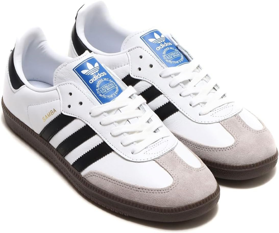 Adidas SAMBA B75806 SAMBA White/Core Black/Clear Granite | Amazon (US)