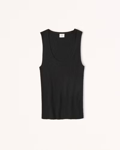 Scoopneck Skimming Sweater Tank | Abercrombie & Fitch (US)