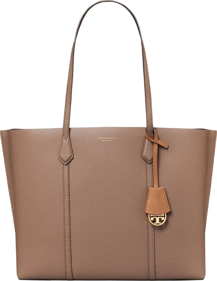 Perry Triple Compartment Leather Tote | Nordstrom
