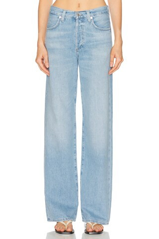 Citizens of Humanity Annina Straight Leg Jeans in Blue | FWRD 