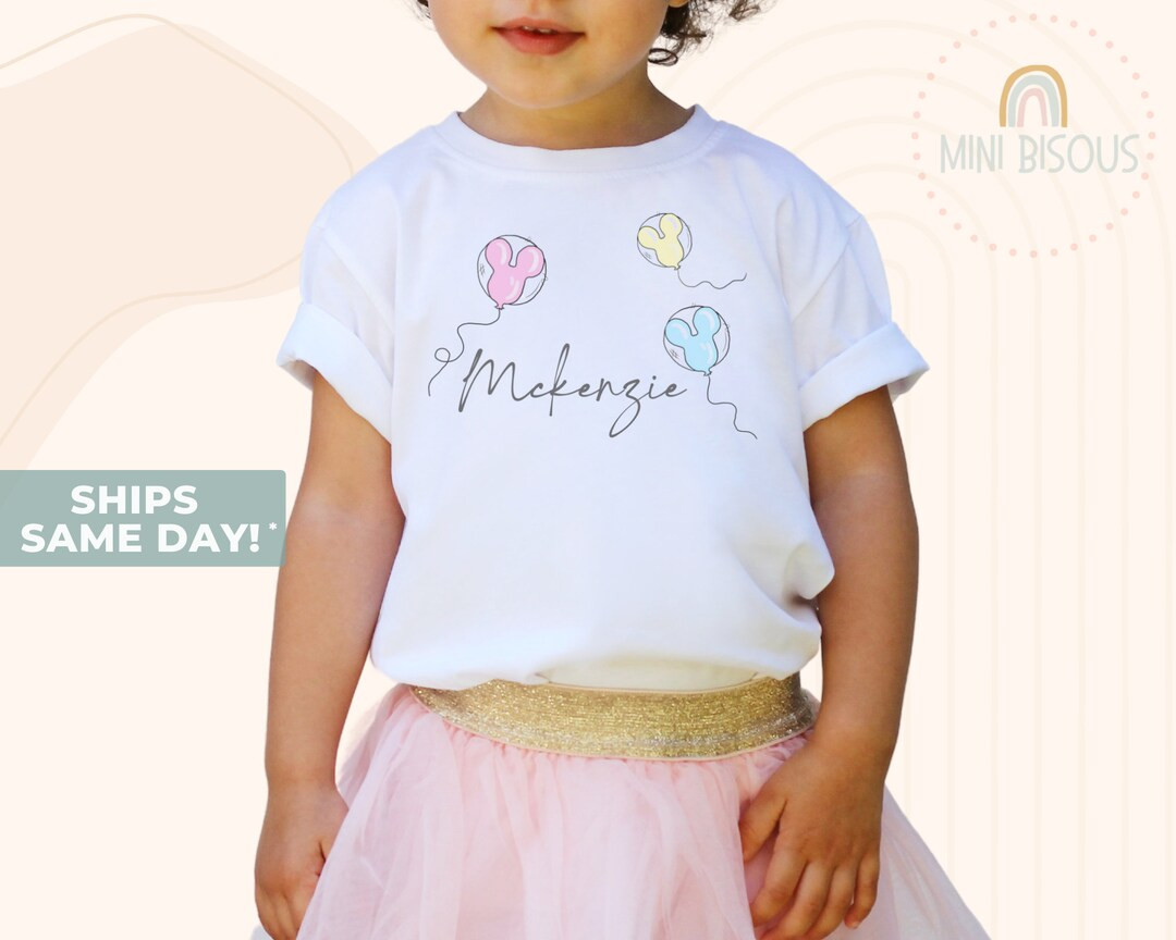 Personalized Balloons Custom Baby Toddler t shirt, Castle  Trip Toddler shirts, Trip Toddler Girl... | Etsy (US)