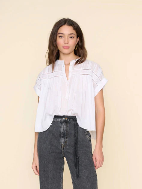 Louelle Top In White | Shop Simon