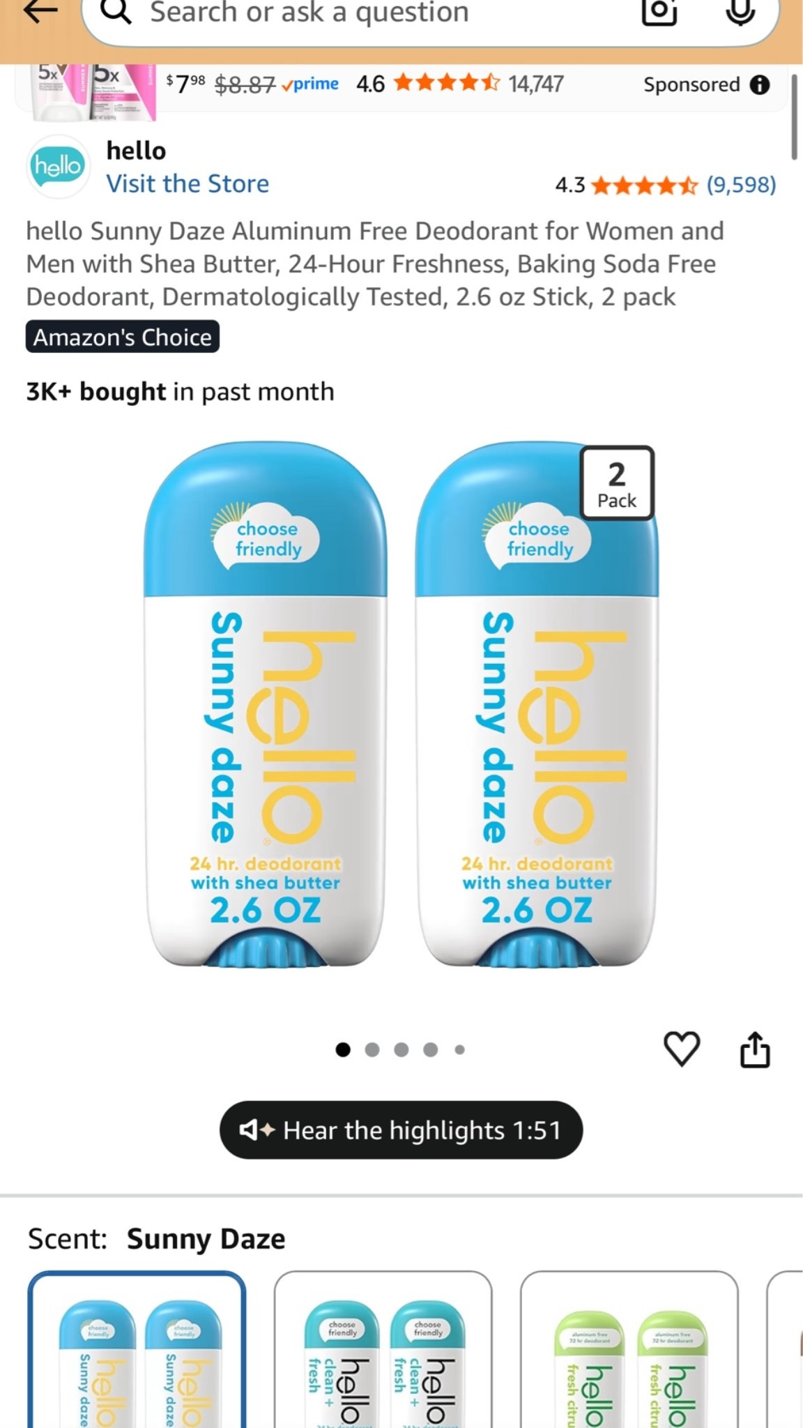 Fresh, clean, and officially added to my everyday routine ✨ This aluminum-free deodorant is baking soda free, gentle on sensitive skin, and keeps me feeling fresh all day. If you’re on the clean beauty train, this one is worth trying 🤍 #LTKBeauty #LTKFinds #AmazonFinds #CleanBeauty #EverydayEssentials