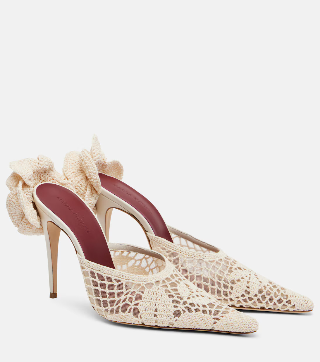 Crochet and leather mules | Mytheresa (US/CA)