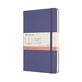 Moleskine Art Logbook, Hard Cover, Large (5" x 8.25"), Dotted, Lavender Violet, 160 Pages | Amazon (US)