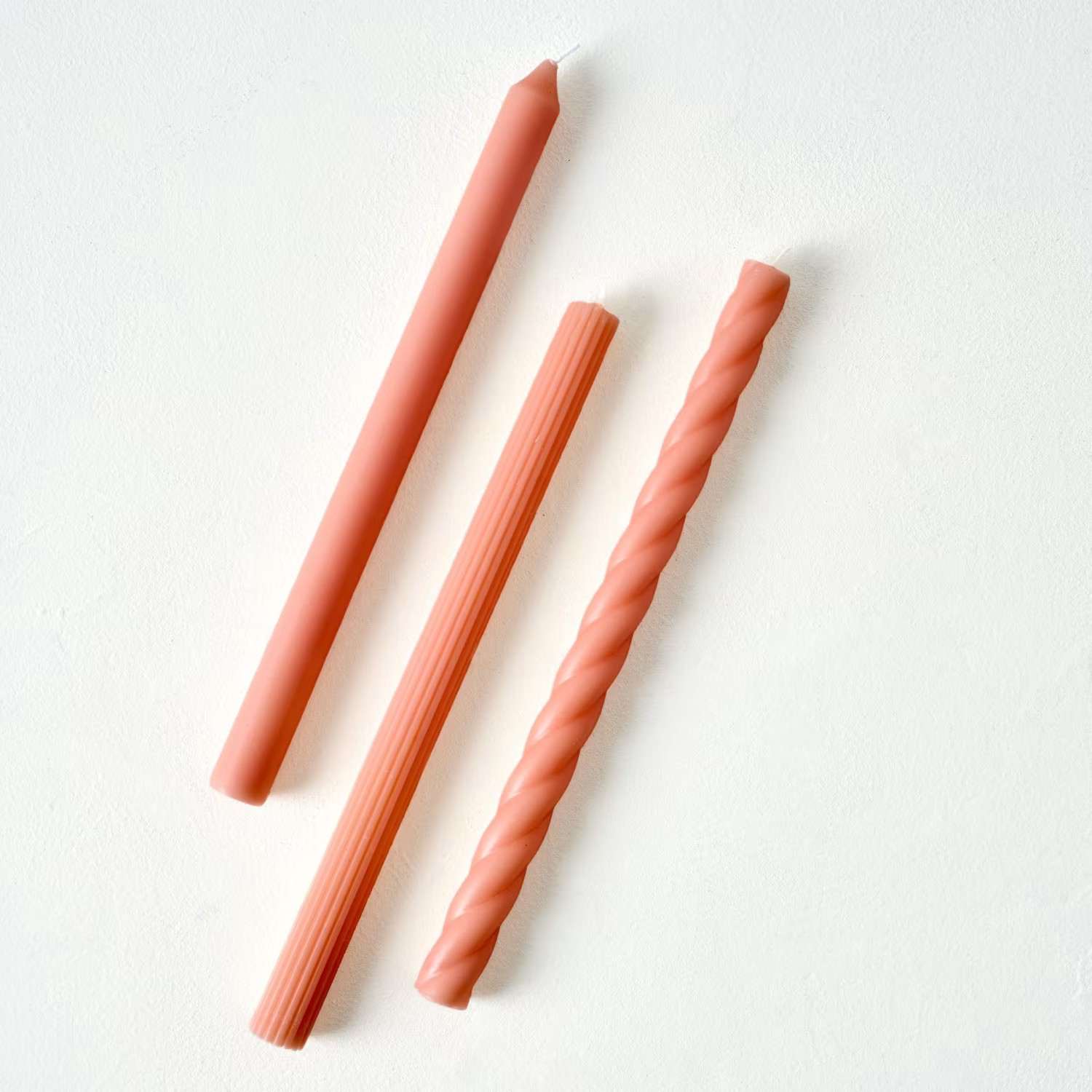 Assorted Orange Taper Candle Set | Magnolia