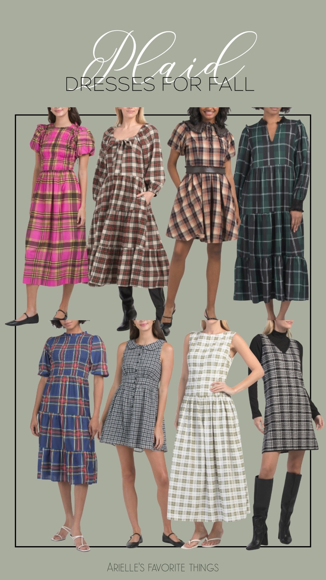 I love a good plaid outfit for fall. Here are some of my favorite plaid dresses for the autumn season in a bunch of different colors and styles, 

#LTKStyleTip #LTKFindsUnder100 #LTKSeasonal