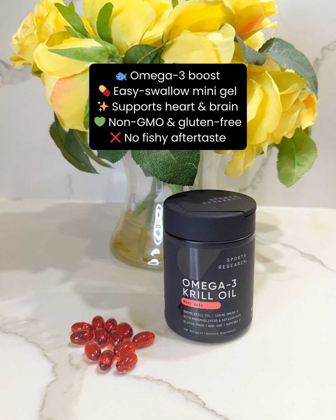 Support your daily wellness routine 🧡✨ with these Omega-3 Krill Oil mini gels—small, easy to take, and packed with essential nutrients your body loves! Perfect for heart, brain, and overall health support 💊🌿. A simple daily habit that helps you feel your best from the inside out 👀✨. Trust me, consistency never felt this easy 💕

#omega3 #krilloil #wellnessessentials #healthysupplements #dailyvitamins #healthylifestyle #selfcare #wellnessjourney #nutrition #healthgoals #hearthealth #brainhealth #supplements #dailyroutine #healthyhabits #wellbeing #healthboost #lifestyleupgrade #easywellness #vitamins #naturalhealth #ltkhealth #wellnessinspo #dailyessentials #ltkfinds 

 