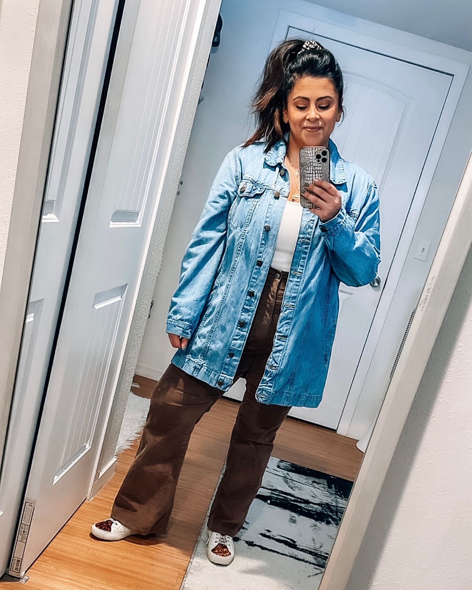 The high waisted brown corduroy pants are on sale for less than $23 bucks from Old Navy. I’m wearing a size 16 short  

#LTKcurves #LTKsalealert #LTKunder50