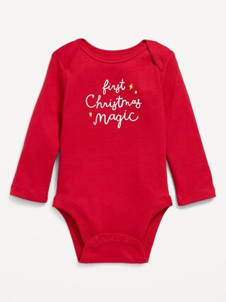 Unisex Long-Sleeve Graphic Bodysuit for Baby | Old Navy (US)