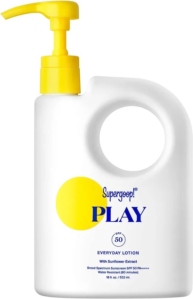Supergoop! PLAY Everyday Lotion SPF 50-18 fl oz - Broad Spectrum Body & Face Sunscreen for Sensit... | Amazon (US)