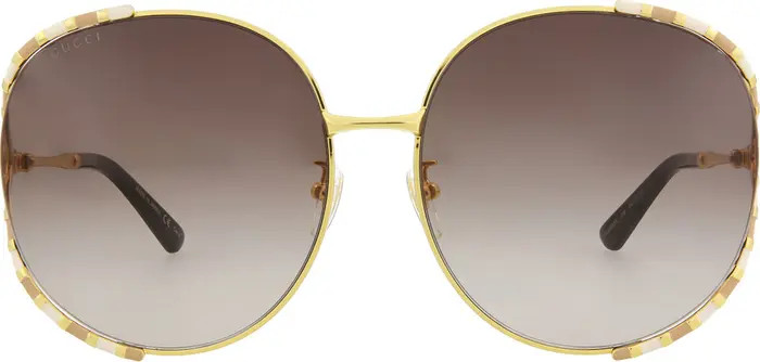 64mm Gradient Oversize Round Sunglasses | Nordstrom Rack