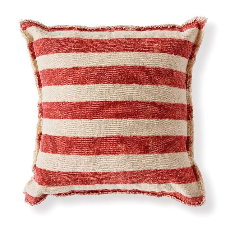 Plum & Post Patriot Stripes Square Pillow | Target