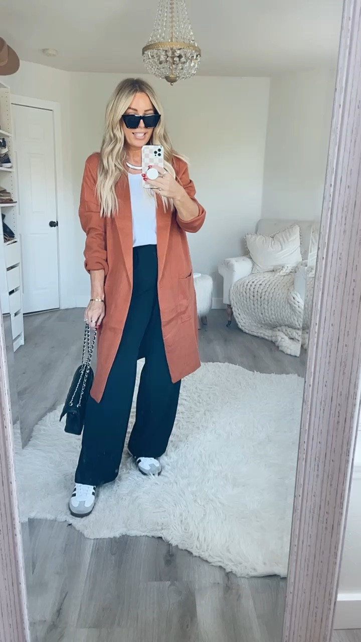 Thanksgiving outfits. Cardigan coatigan fits TTS, but I sized up to a  large for this fit . Sized up to a large in the tee. Sized up to large in the trouser pants. Looks for less sweater.  Holiday party outfit. Workwear. Faux leather pants outfit. . Holiday party outfit. Turkey day outfit. Family photos outfit. Fall fashion 
SaleSale
Sale


#LTKHolidaySale #LTKHoliday #LTKGiftGuide