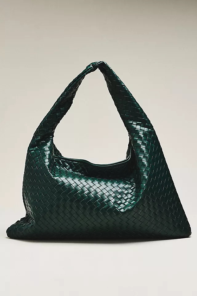 Calla Oversized Woven Shoulder Bag | Anthropologie (US)