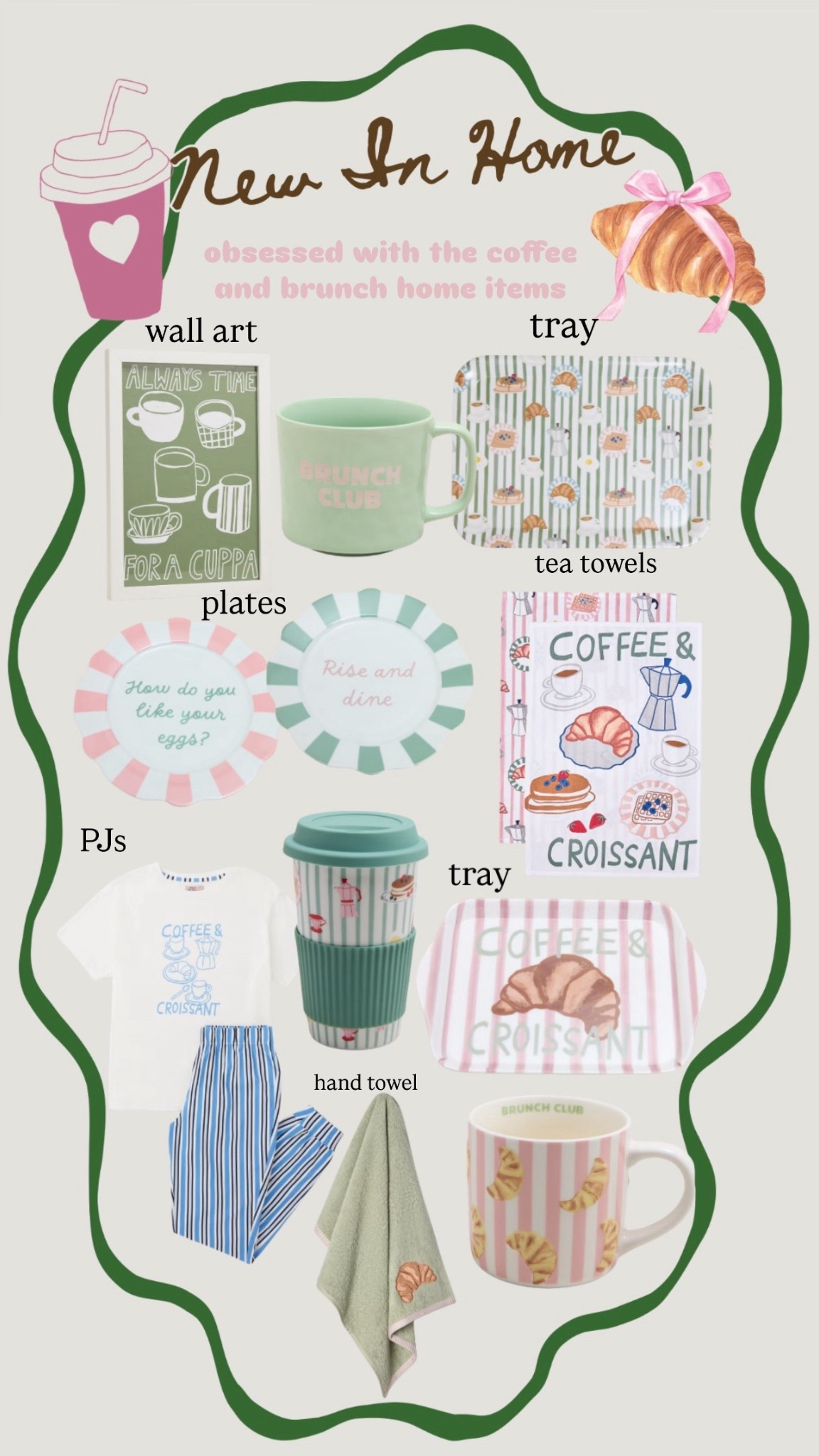 New in home, brunch club, croissant mug, coffee

#LTKgiftguide #LTKhome