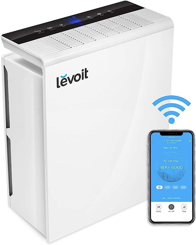 LEVOIT Air Purifiers for Home Large Room, Smart WiFi Air Cleaner and H13 True HEPA Filter Remove ... | Amazon (US)