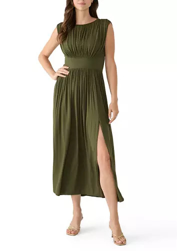 Women's Ruched Maxi Jersey Dress | Belk