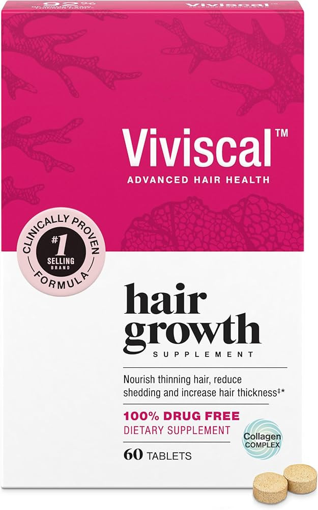 Viviscal Hair Growth Supplements For Women For Thicker, Fuller Hair, Nourishes Thinning & Loss, W... | Amazon (US)