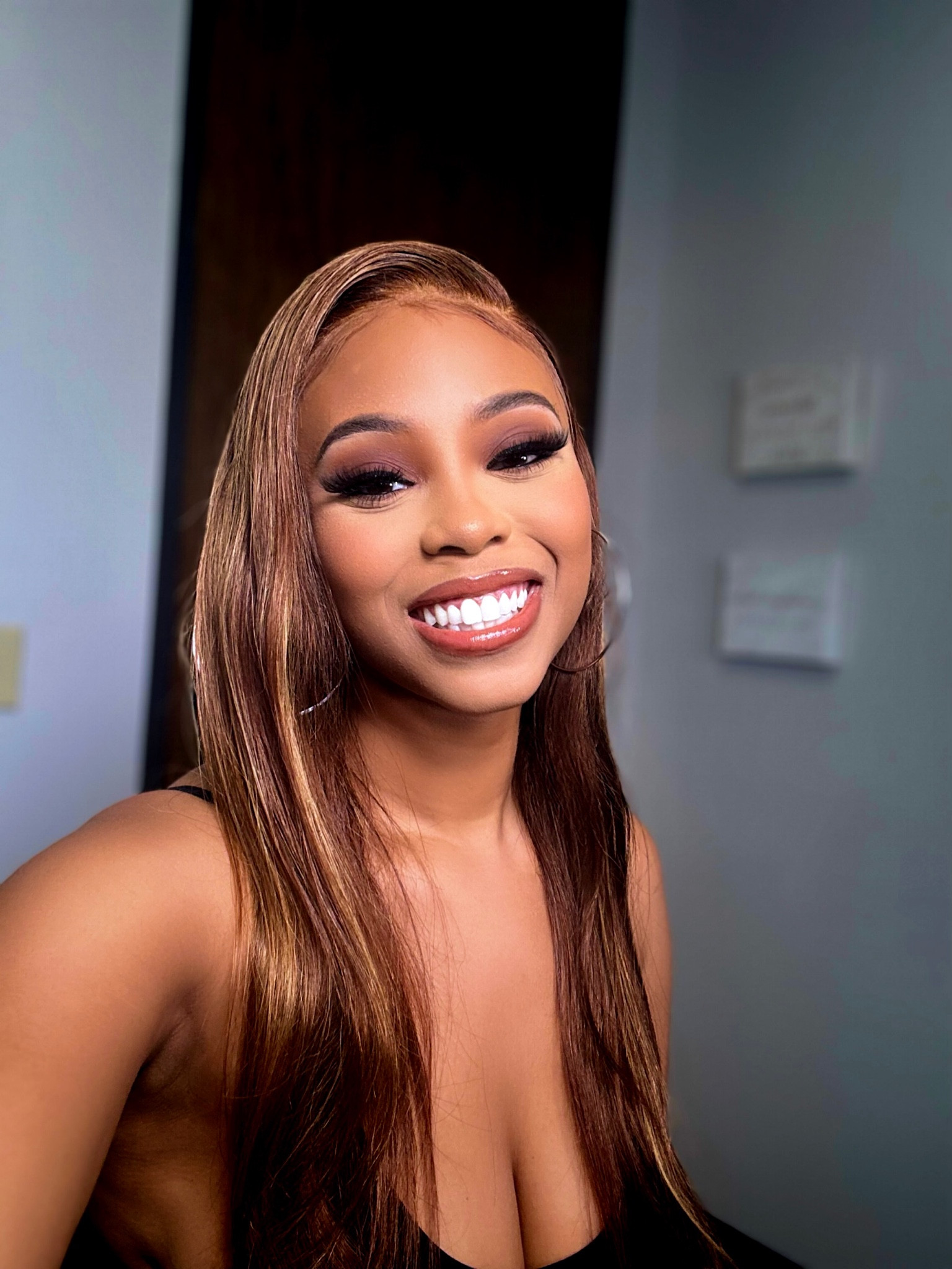 Smile, it gets easier ☺️

Model is wearing : Beautiful Beeos 13x4 Highlight Lace Front Wigs Human Hair Transparent 4/27 Pre Plucked Brazilian Straight Hair Wig for Women 150% Density Brown to Blonde Color with Baby Hair 24 Inch, Silver Hoop Earrings and OQQ Womens Seamless Spaghetti Strap Leisure Yoga Workout Gym Black Leggings Padded Bra Jumpsuit

Black Jumpsuit Size : Medium

Shop all outfits on LTK!

Follow me on all socials! 💛

Book model for your next project! 💕

#LTKbeauty #LTKstyletip #LTKcurves
