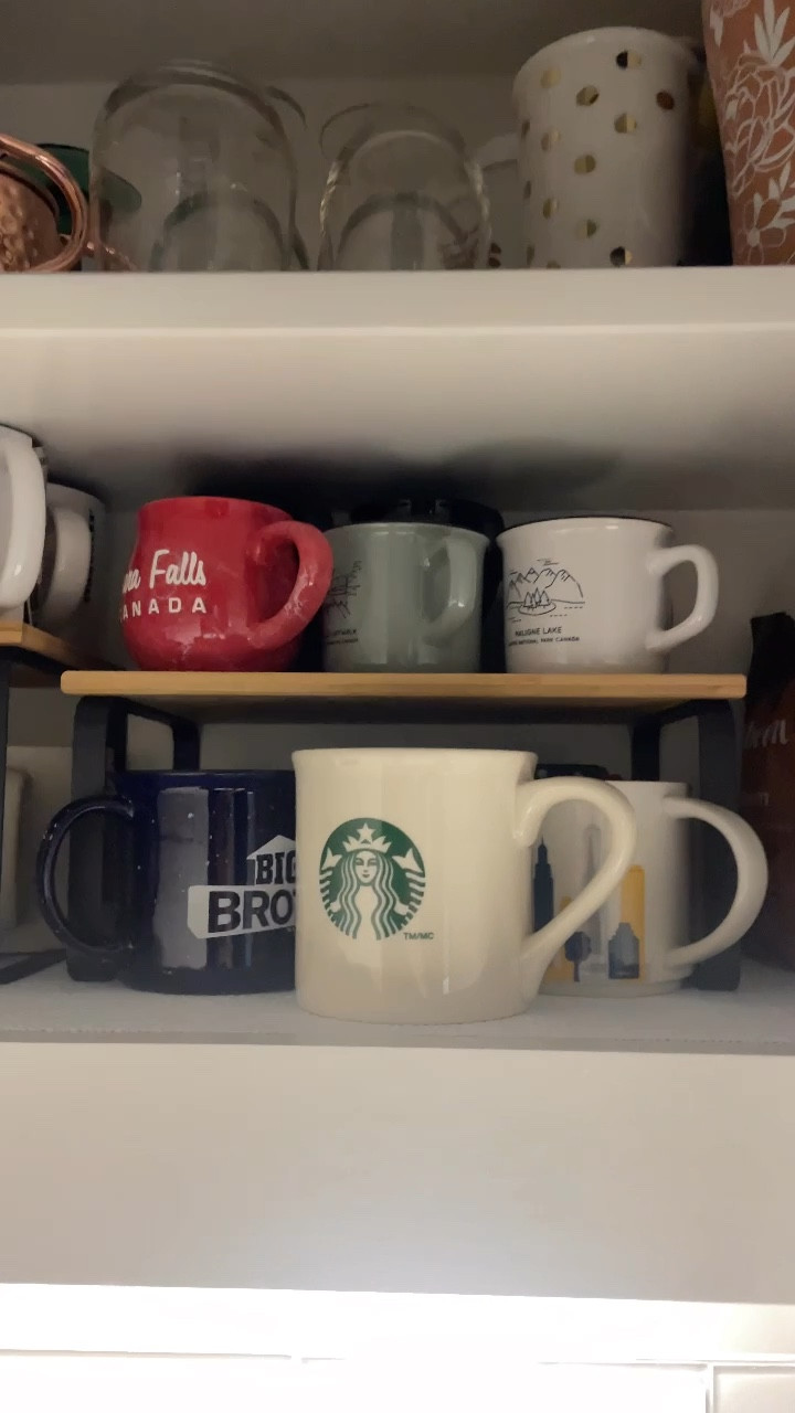 Mug shelf organization

#LTKStyleTip #LTKHome