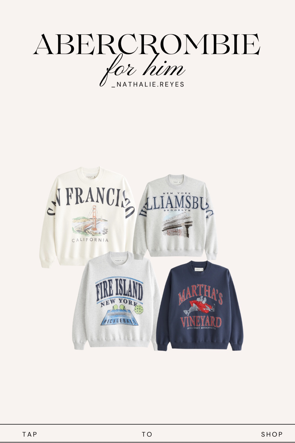 Abercrombie sweatshirts for him
Abercrombie sale

#LTKsalealert #LTKmens