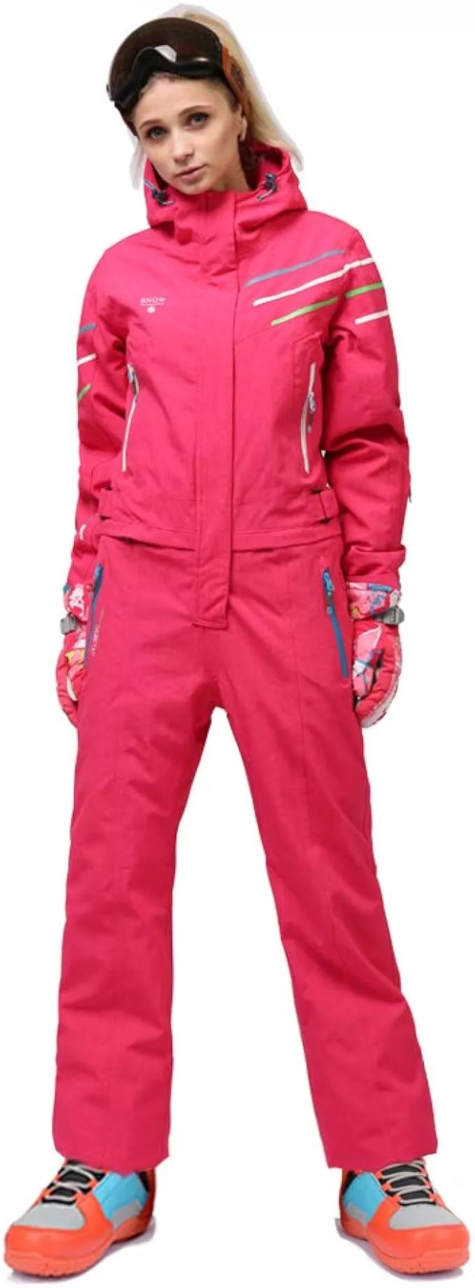 Mous One Ski Suit Women Rose Red … curated on LTK