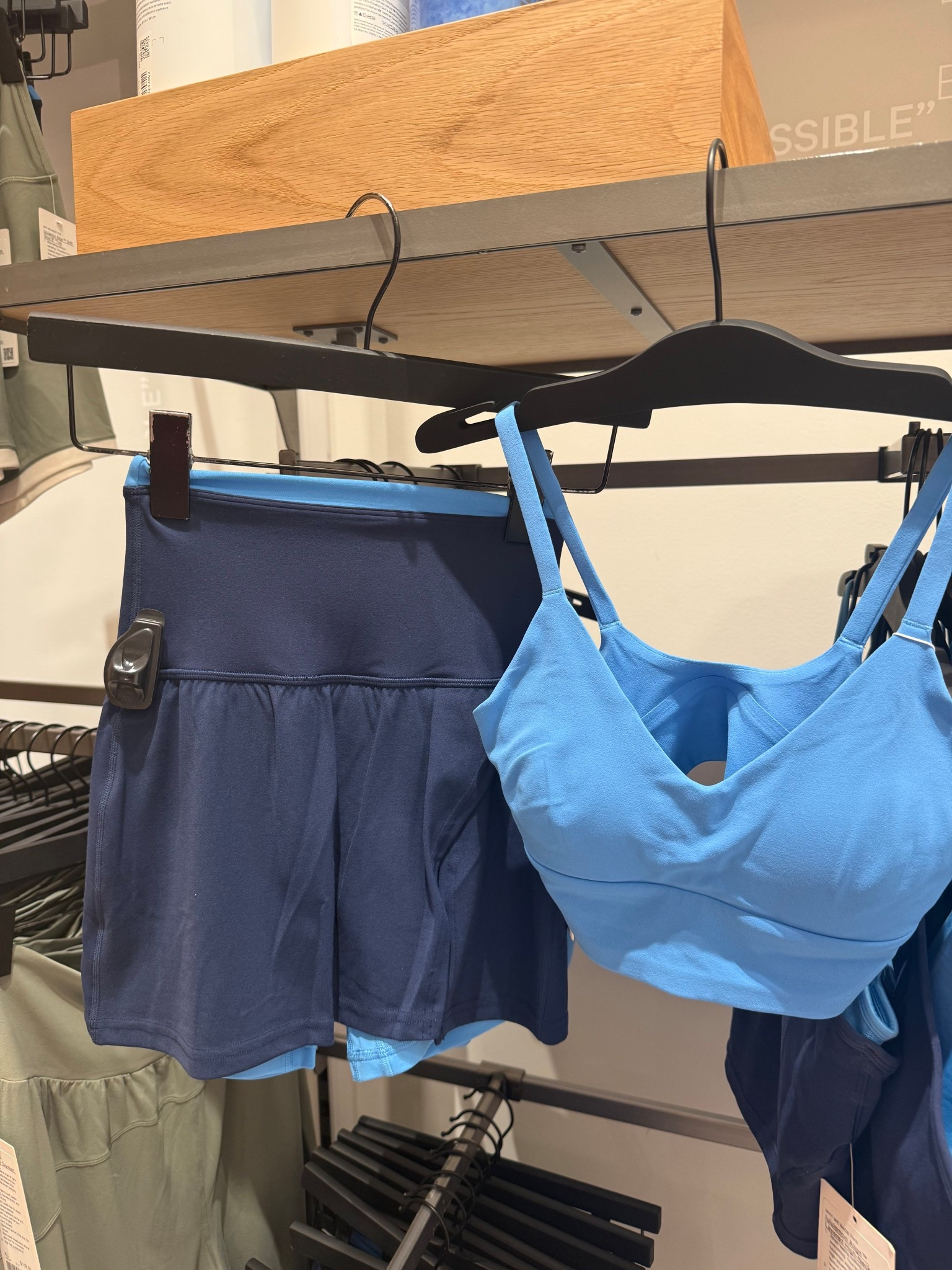 Adorable layered blue skirt set with blue matching top 

#LTKActive #LTKPetite #LTKfitnessgoals