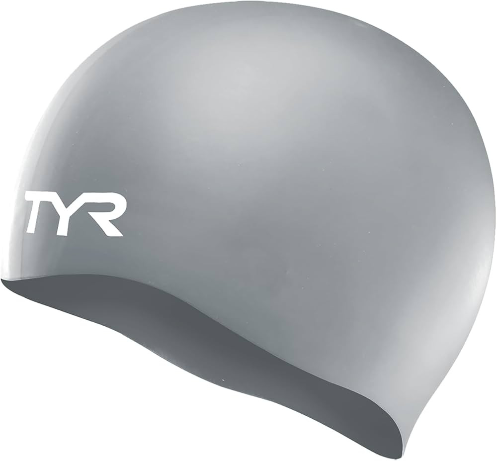TYR Adult Wrinkle Free Silicone Swim Cap for Drag Reduction and Hair Protection | Amazon (US)