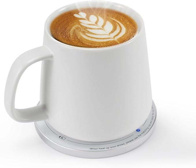 APEKX Calentador de Taza de café, Calentador de Tazas Inteligente Calentador con Temperatura Con... | Amazon (ES)