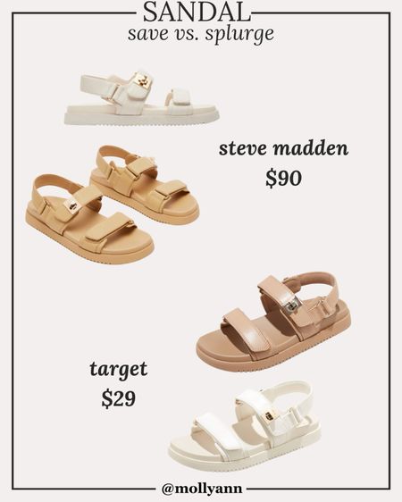 Sandal save vs splurge 

#LTKfindsunder50 #LTKfindsunder100 #LTKshoecrush