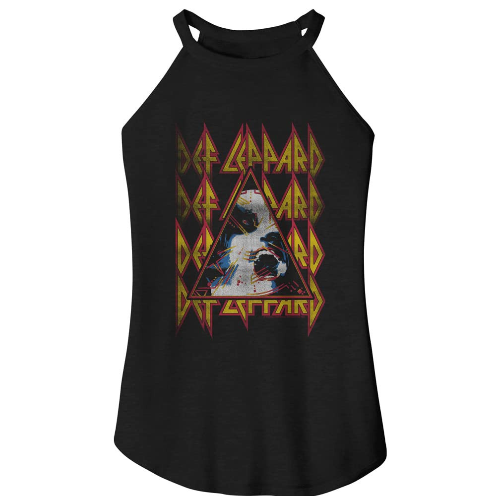 Def Leppard T Shirt 80s Classic Rock Hysteria Ladies Sleeveless Rocker Tank Womens Tank Tops Vint... | Amazon (US)