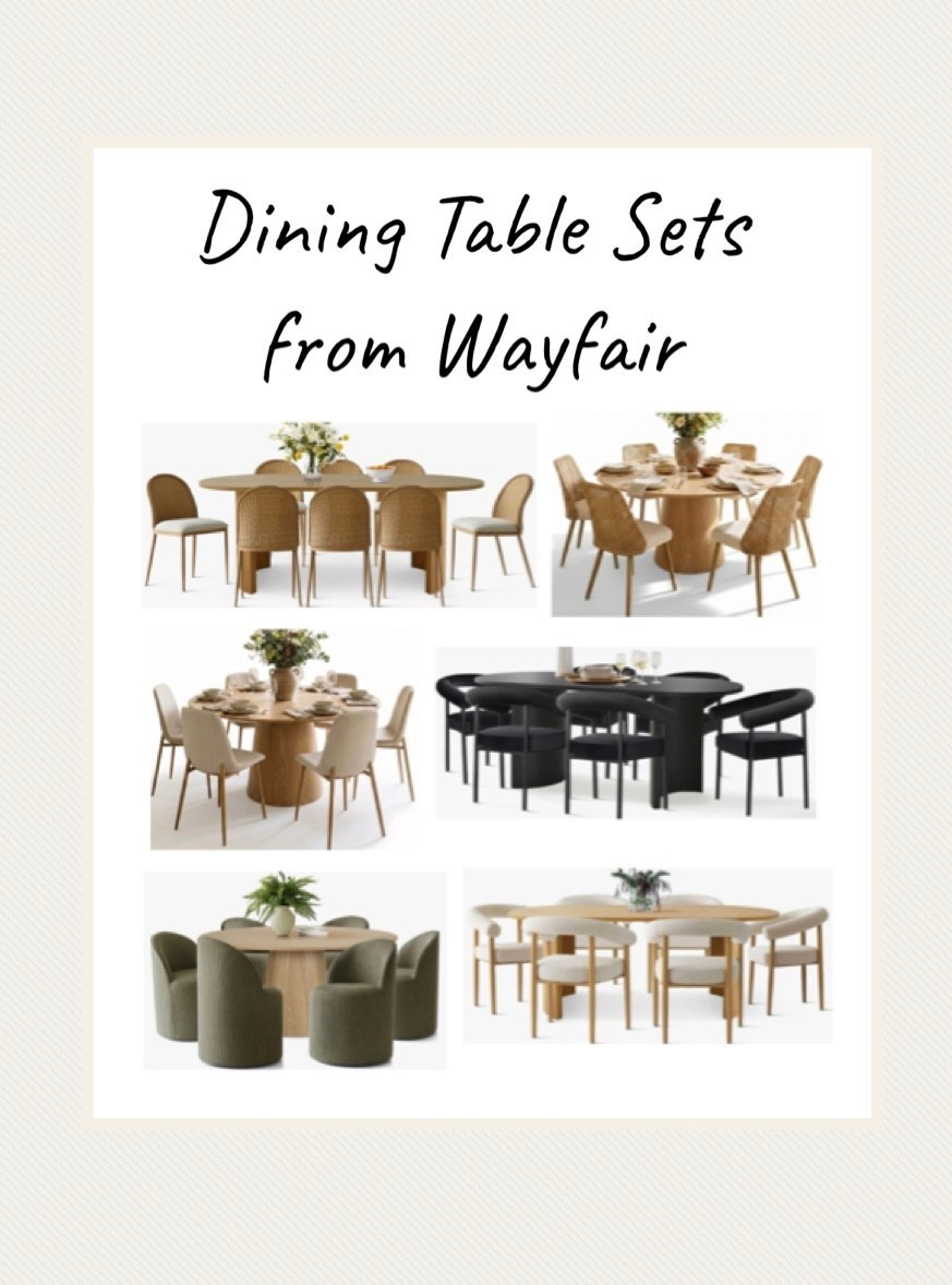 Gorgeous dining room sets for your home 🏡 

#diningroom #wayfair 

#LTKSeasonal #LTKHome