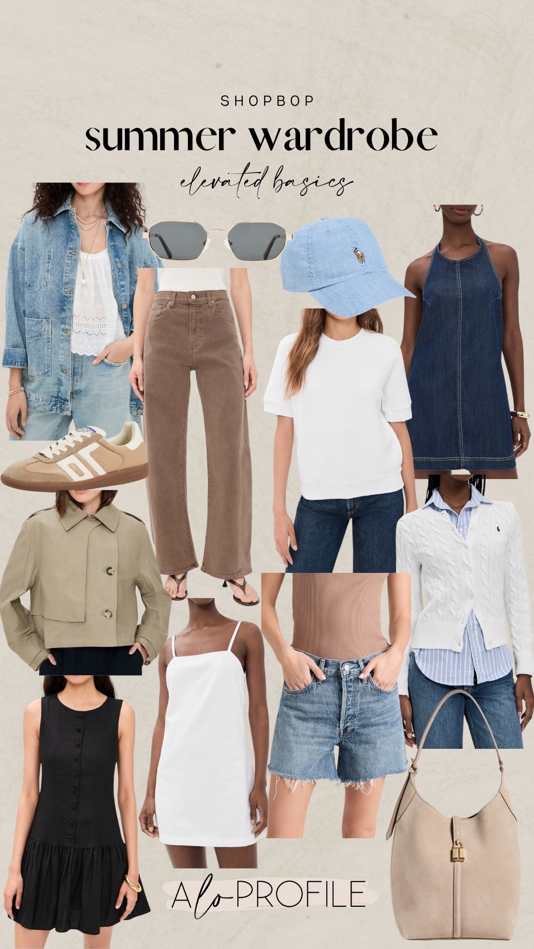 Elevated basics for summer via Shopbop🤍