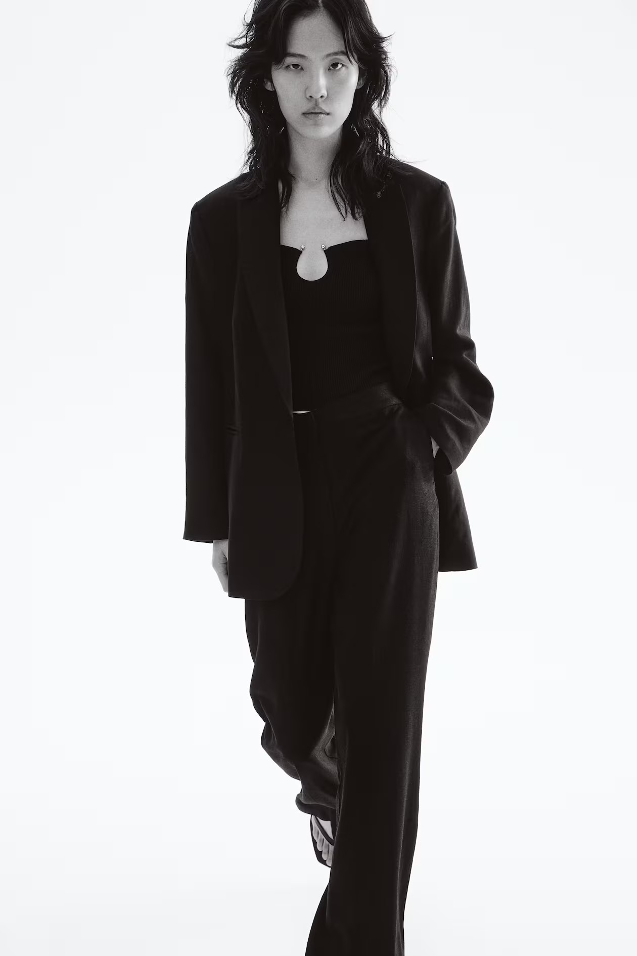 Bootcut Linen-Blend Pants | H&M (US + CA)