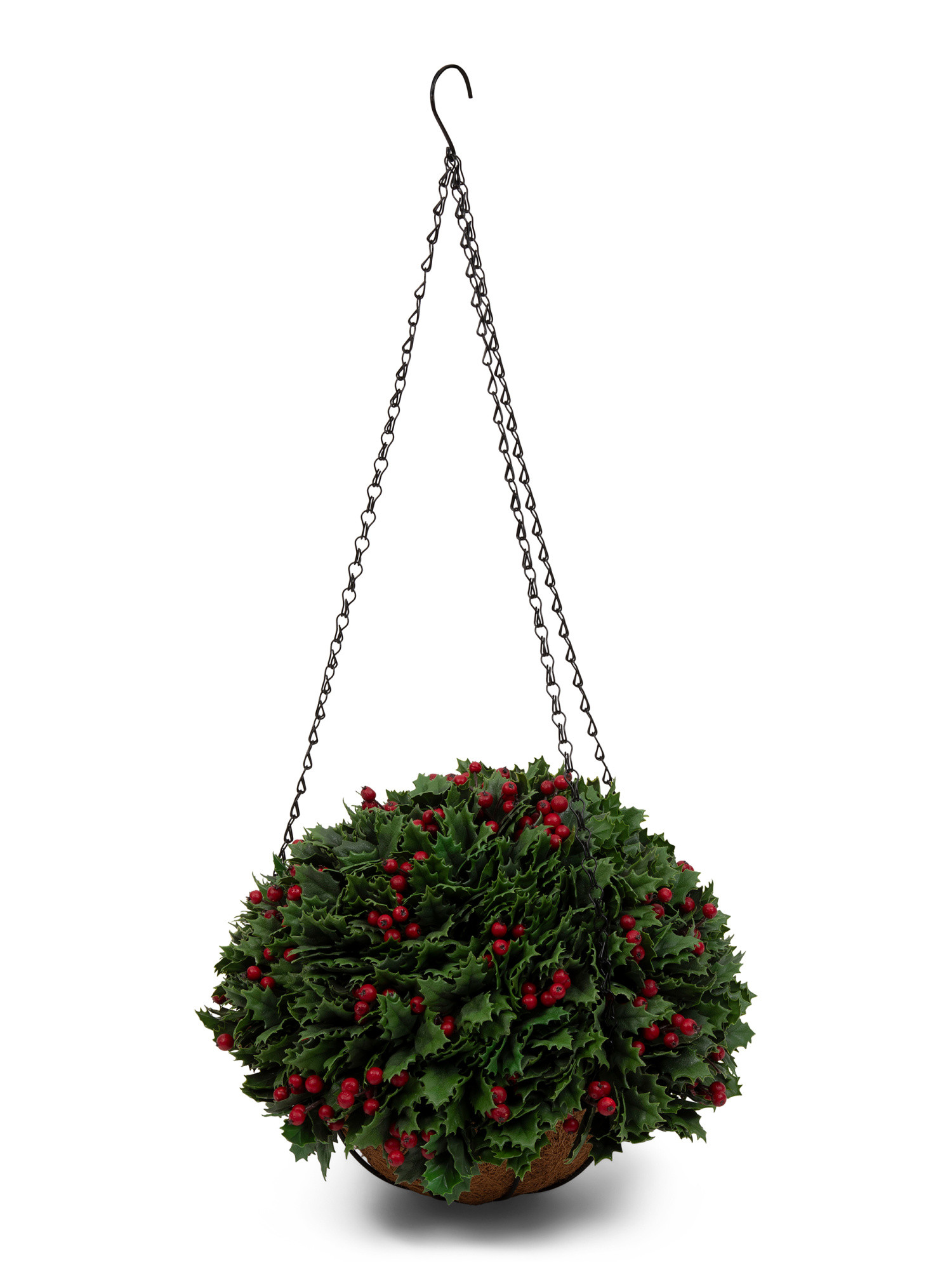Outdoor Safe Holly Leaf Berry Ball | Plants & Planters | Marshalls | Marshalls