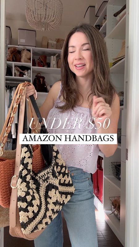 Amazon handbags - Amazon bags - Amazon bags under $50 - jambs bags for spring and summer - straw bags - vacation bags 

All from Amazon and under $50
Top xs 
Jeans 25p
Gucci sandals 5 



#LTKFindsUnder50 #LTKxMadewell