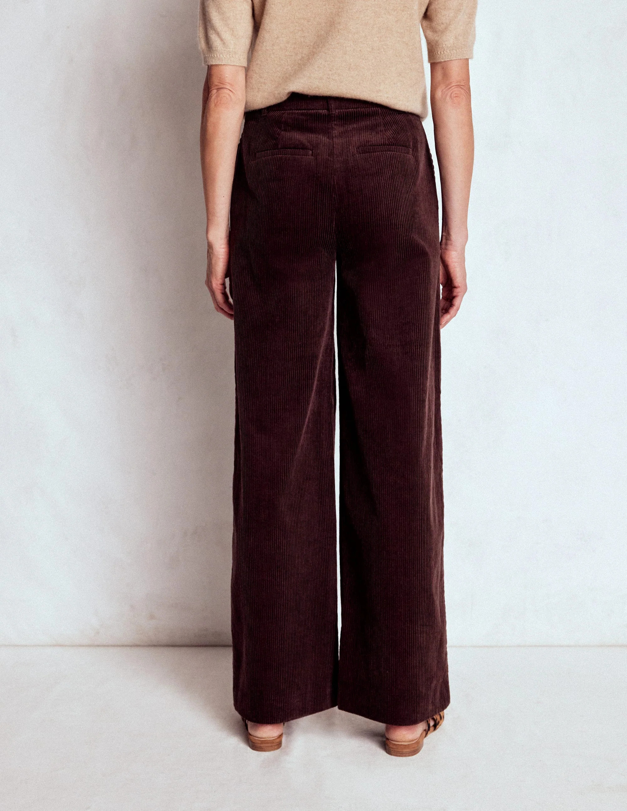 Belgravia Cord Pants Deep Aubergine Boden | Boden (US)