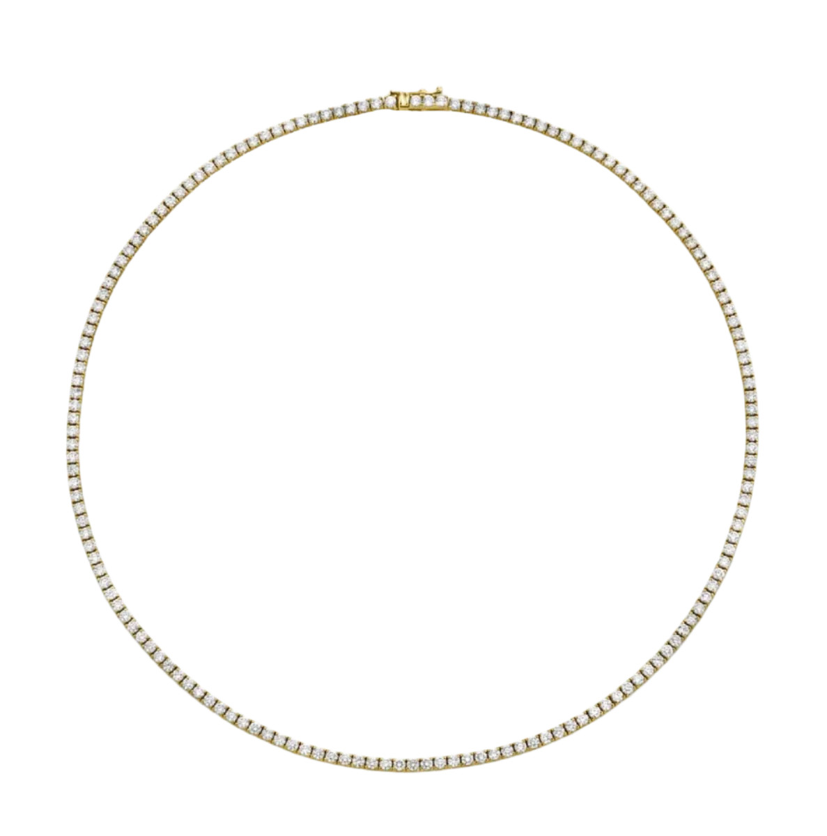 Classic Diamond Tennis Necklace| 4.01ctw | J. Brooks Jewelers