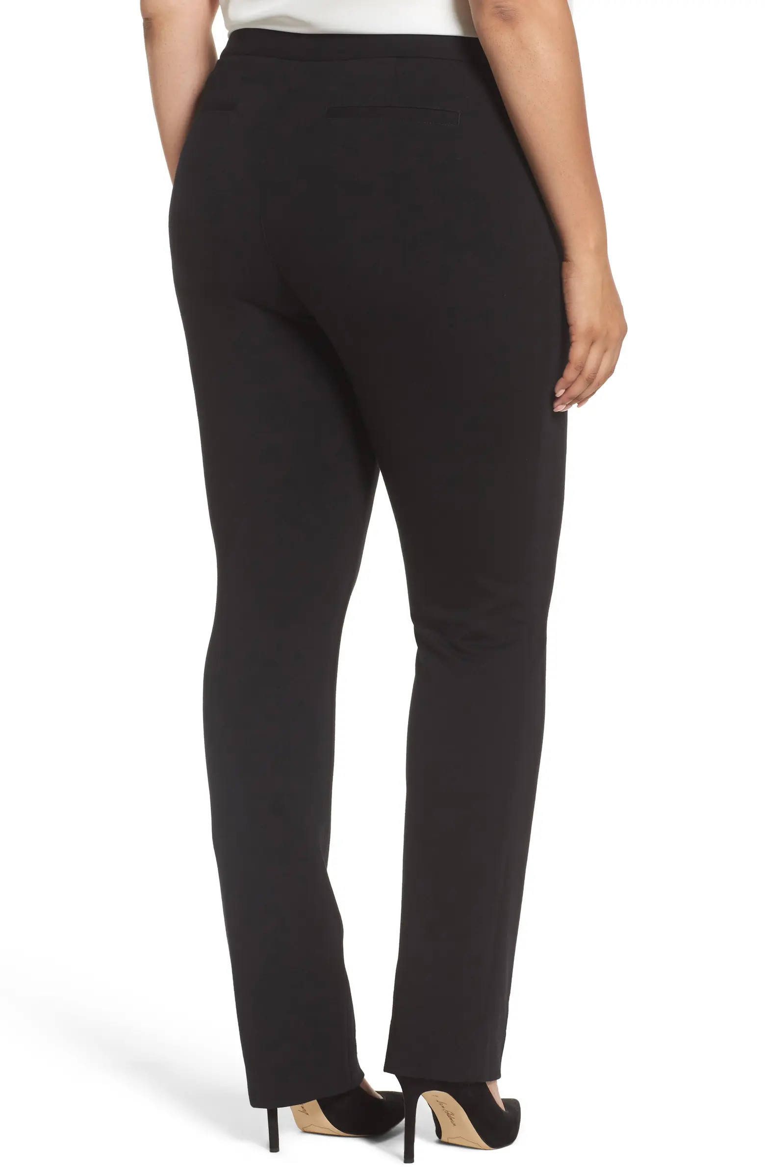 Stretch Knit Straight Leg Pants | Nordstrom