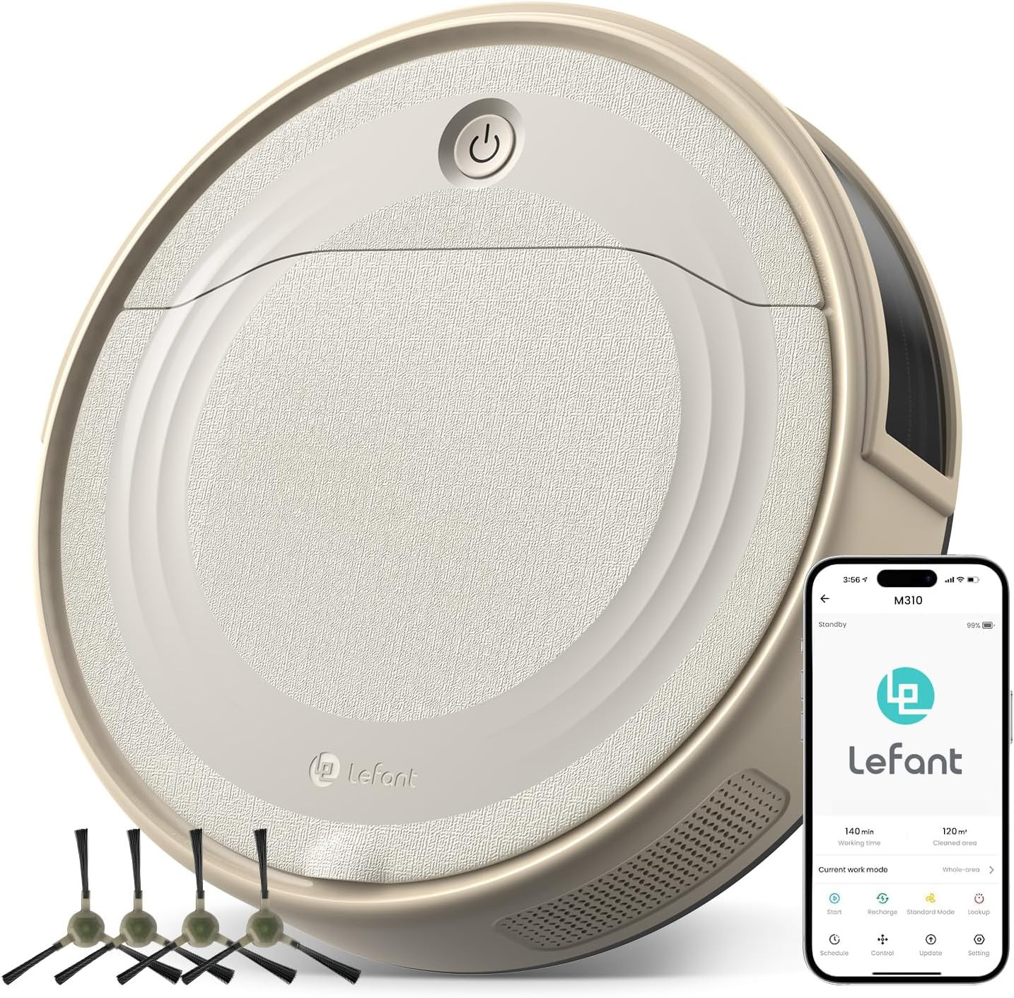 Lefant M310 Robot Vacuum Cleaner-4500Pa Suction, PreciSense Obstacle Avoidance, Brushless Motor, ... | Amazon (US)