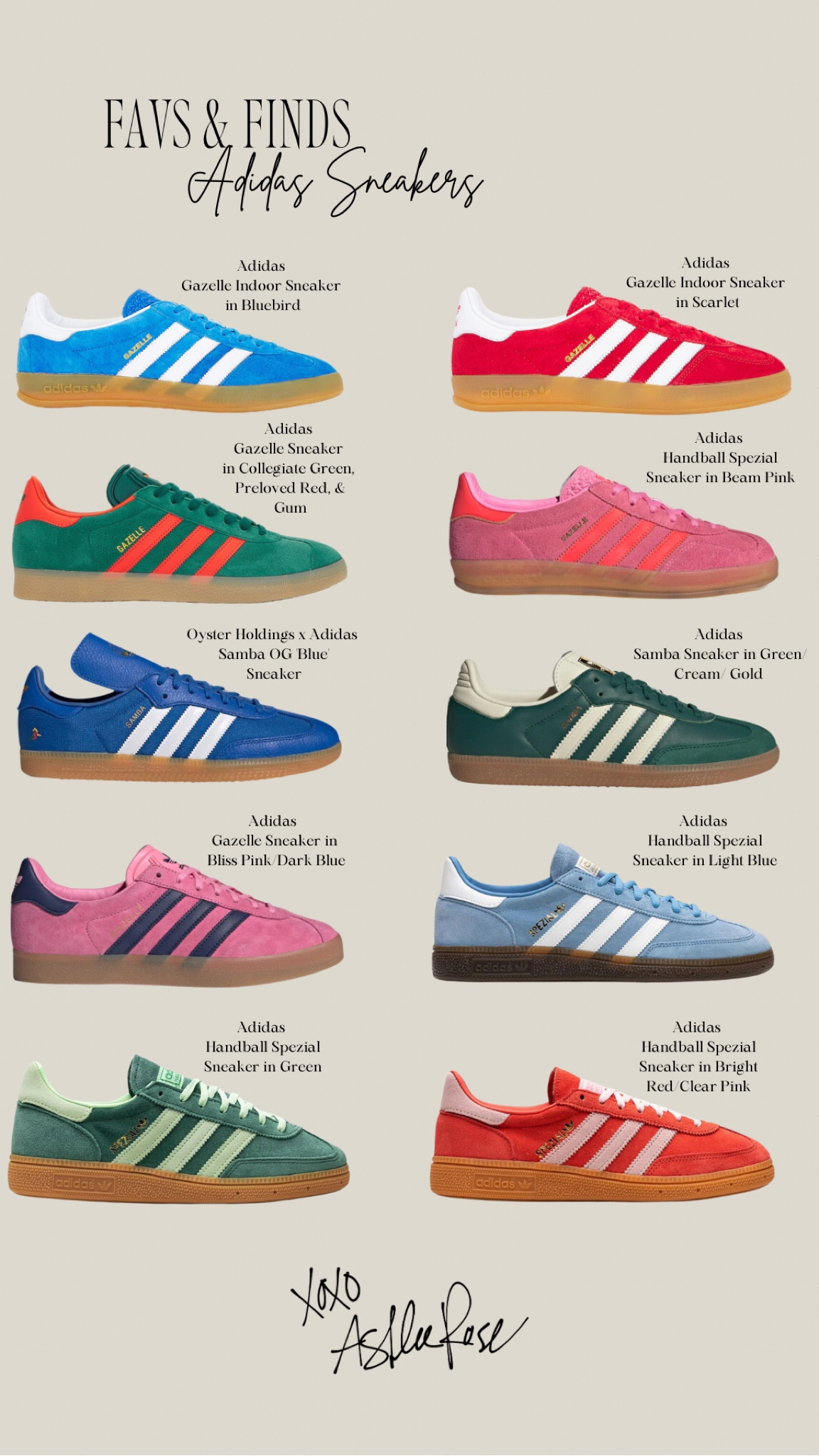 warmer temps 🤝 brighter colors 👟
love these adidas sneakers!! 

Spring Outfit, Spring Shoes, Sneakers 

#LTKshoecrush #LTKstyletip