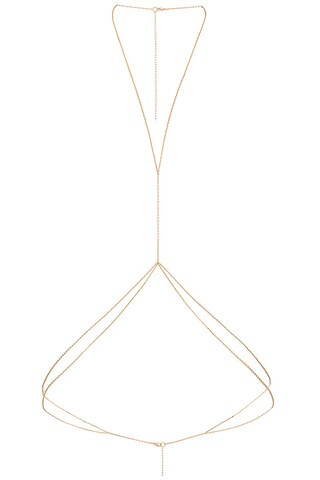 Camila Coelho Robyn Body Chain in Gold from Revolve.com | Revolve Clothing (Global)