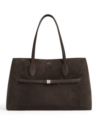 TOTEMELarge Suede Lounge Tote in Dark Brown Be the first to Write A Review | Bloomingdale's (US)