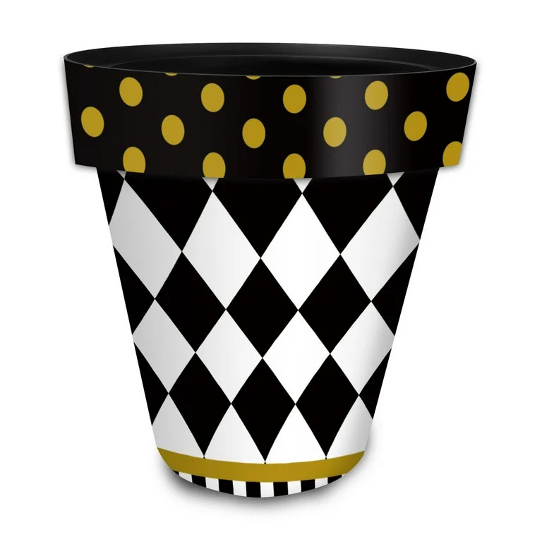 Briarwood Lane Checkerboard Large Planter | Walmart (US)