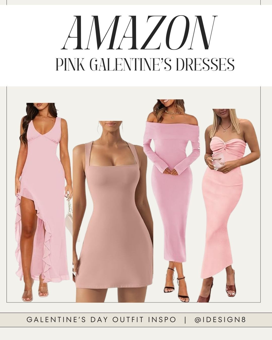 Pink Galentine’s Day Dresses 

#GalentinesDay #ValentinesDay #AmazonDresses

#LTKFindsUnder50 #LTKStyleTip